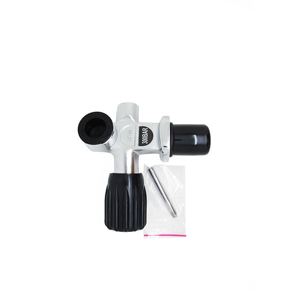 Scuba Choice Chrome Diving Dive Tank DIN Valve 300 BAR Scuba Choice Chrome Diving Dive Tank DIN Valve 300 BAR